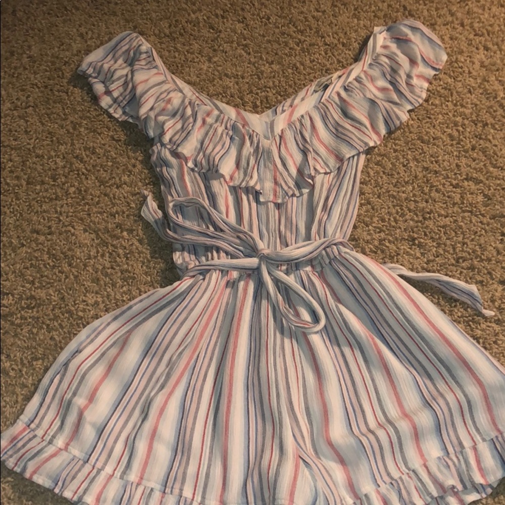 multicolored romper